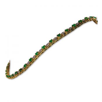 SOPHISTICATION Emeralds and Diamonds Necklace