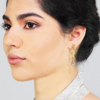 TUMI Diamonds Gold Earrings