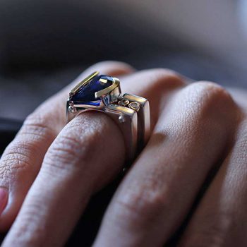 MOONLIGHT Sapphire and Diamonds Ring