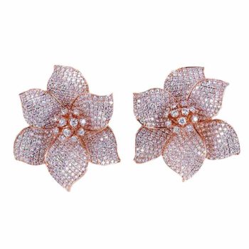 FLOWER BEAUTY Diamonds Earrings