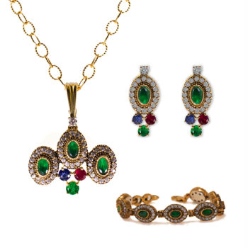 ABUNDANCE Emerald, Rubies and Sapphire Set